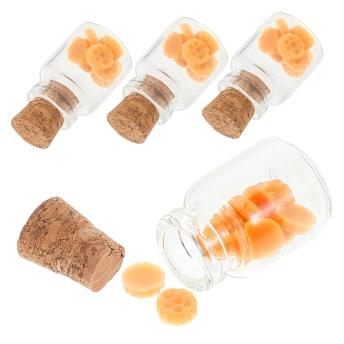 CIYODO 4 Stück Mini -Kekse in Dosen Miniatur-keks- Mini-puppenhaus-zubehör Puppenhaus -Accessoire Mini -hausdekoration Mikrolandschaftsdekoration Mini-Kekse Mini-hausschmuck Harz von CIYODO