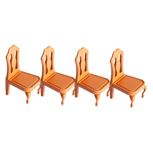 CIYODO 4 Stück Mini-Möbelmodell dekorativer Mini-Stuhl Miniatur-Puppenhauszubehör Miniaturmöbel aus Kunststoff Mini-Hausversorgung Miniatur-Puppenhausstuhl zarte Mini-Hausdekoration CIYODO 4 Stück Mini-Möbelmodell dekorativer Mini-Stuhl Miniatur-Puppenhauszubehör Miniaturmöbel aus Kunststoff Mini-Hausversorgung Miniatur-Puppenhausstuhl zarte Mini-Hausdekoration von CIYODO