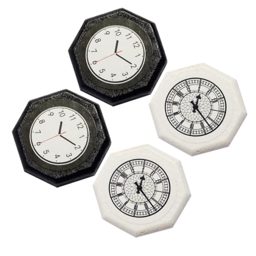 CIYODO Miniatur-wanduhr Für Puppenhäuser Kleine Dekorative Uhr Standuhr Modell Mini-uhrenfigur Bastelzubehör Für Mini-puppenhäuser von CIYODO