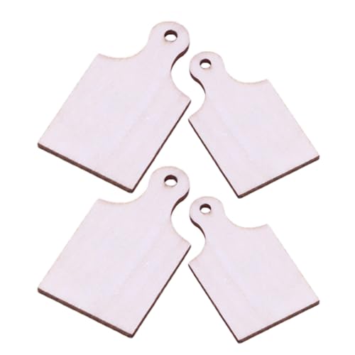 CIYODO 4 Stück Mini-schneidebretter Aus Holz, Puppenhaus-schneidebrett, DIY-bastel-schneidebretter, Charcuterie-Brett, Ornament, Kleines Holz-schneidebrett Für Miniatur-küchenszene CIYODO 4 Stück Mini-schneidebretter Aus Holz, Puppenhaus-schneidebrett, DIY-bastel-schneidebretter, Charcuterie-Brett, Ornament, Kleines Holz-schneidebrett Für Miniatur-küchenszene von CIYODO
