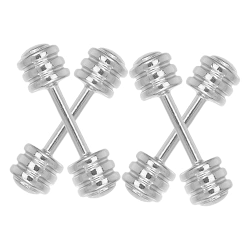 CIYODO 4 Stück Miniatur Dumbbells für Puppenhaus Maßstab Sportdeko für Mini Haus Realistische Fitnesszubehör für Sammler und Enthusiasten CIYODO 4 Stück Miniatur Dumbbells für Puppenhaus Maßstab Sportdeko für Mini Haus Realistische Fitnesszubehör für Sammler und Enthusiasten von CIYODO