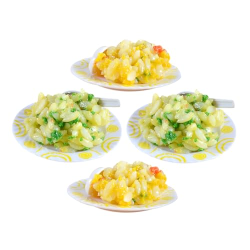 CIYODO 4 Stück Miniaturlebensmittel Realistisch Mini-Essen Miniatur-lebensmittelmodell Für Die Spielküche Mikro-küchendekoration Essensmodell Essen in Der Mini-küche PVC CIYODO 4 Stück Miniaturlebensmittel Realistisch Mini-Essen Miniatur-lebensmittelmodell Für Die Spielküche Mikro-küchendekoration Essensmodell Essen in Der Mini-küche PVC von CIYODO