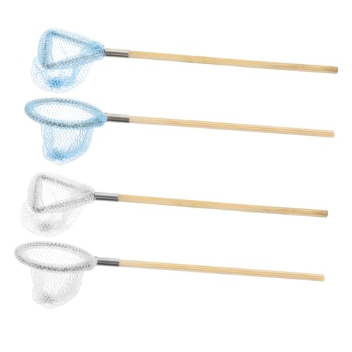 CIYODO 4 Stück Modell Einer Fischernetztasche Bausatz Miniatur Fänger Puppe Simulation Fischernetze Dekoratives Fischernetzmodell Sommer-mini-fischernetz Betäuben von CIYODO