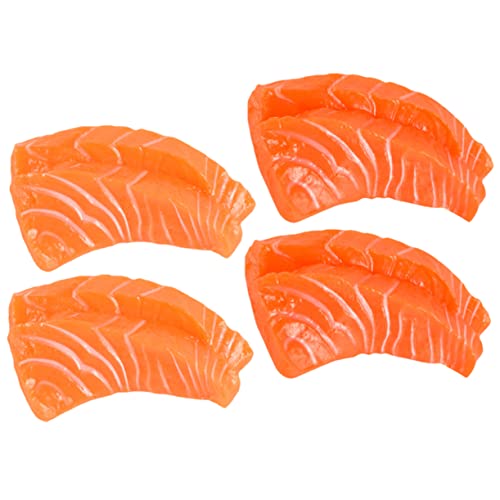 CIYODO 4 Stück Modell Lachsfilet Lachs-Modell simulierte Lachsrequisiten Lachs Requisiten simuliertes Lachsdekor Esstischdekor künstliche Lebensmittelmodelle Essensmodelle vorgeben PVC CIYODO 4 Stück Modell Lachsfilet Lachs-Modell simulierte Lachsrequisiten Lachs Requisiten simuliertes Lachsdekor Esstischdekor künstliche Lebensmittelmodelle Essensmodelle vorgeben PVC von CIYODO