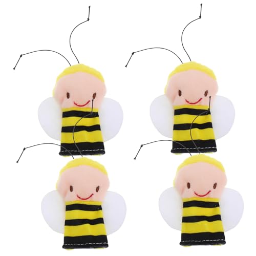 CIYODO 4 Stück Niedliche Tier-fingerpuppen Für Kinder, Plüschspielzeug Zum Geschichtenerzählen Und Partygeschenke, Entzückendes Stofftier Für Kleinkinder Zum Geschichtenerzählen Im von CIYODO