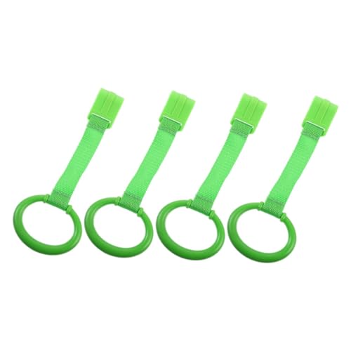 CIYODO 4 Stück Pull Up Ringe für Laufgitter und Babybett Ergonomische Haltegriffe zur Steh und Laufhilfe Sichere Trainingsringe für Kleinkinder Grün Fördert Selbstständigkeit und CIYODO 4 Stück Pull Up Ringe für Laufgitter und Babybett Ergonomische Haltegriffe zur Steh und Laufhilfe Sichere Trainingsringe für Kleinkinder Grün Fördert Selbstständigkeit und von CIYODO