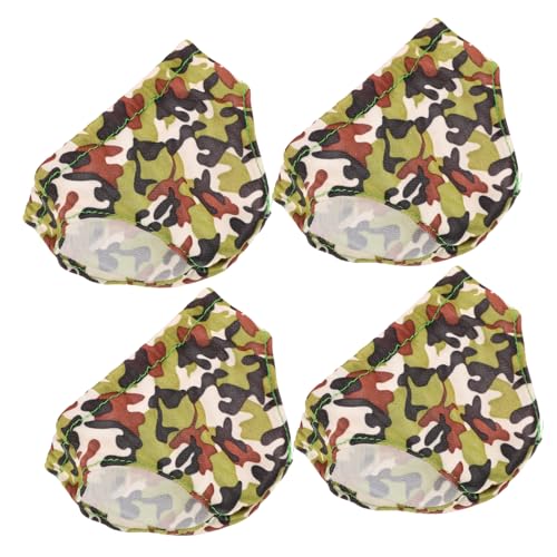 CIYODO 4 Stück Puppe Höschen Puppenzubehör Kleine Puppenkleidung Mini-Puppen Miniatur-Puppenhauszubehör Dolly Accessoires für Mädchen Stoff Tarnung CIYODO 4 Stück Puppe Höschen Puppenzubehör Kleine Puppenkleidung Mini-Puppen Miniatur-Puppenhauszubehör Dolly Accessoires für Mädchen Stoff Tarnung von CIYODO