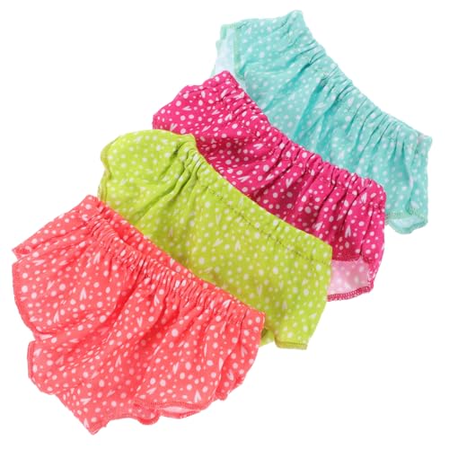 CIYODO 4 Stück Puppe Höschen Spielzeuge Miniatur-puppenhauszubehör Miniaturhaus Kit Mini-Kleidung Dolly Accessoires Für Mädchen Puppenunterwäsche Stoff CIYODO 4 Stück Puppe Höschen Spielzeuge Miniatur-puppenhauszubehör Miniaturhaus Kit Mini-Kleidung Dolly Accessoires Für Mädchen Puppenunterwäsche Stoff von CIYODO
