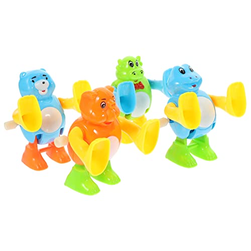 CIYODO 4 Stück Tragbare Aufziehspielzeuge Kinder Cartoon Uhrwerk Spielzeug Spielzeug Für Kleinkinder Mädchen von CIYODO