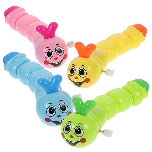 CIYODO 4 Stück Raupe Kind Insekt Party aufziehen Cartoon-Raupe klein Lustige Uhrwerk Raupe Aufziehspielzeug, Uhrwerkspielzeug Winden Sie Spielzeugtier auf Abs Zufällige Farbe CIYODO 4 Stück Raupe Kind Insekt Party aufziehen Cartoon-Raupe klein Lustige Uhrwerk Raupe Aufziehspielzeug, Uhrwerkspielzeug Winden Sie Spielzeugtier auf Abs Zufällige Farbe von CIYODO