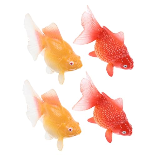 CIYODO 4stücke Goldfisch Deko Statue Kunststoff Aquarium Ornament Simulierter Schwimmender Fisch Lebensechte Fischfigur Für Heimdekoration CIYODO 4stücke Goldfisch Deko Statue Kunststoff Aquarium Ornament Simulierter Schwimmender Fisch Lebensechte Fischfigur Für Heimdekoration von CIYODO