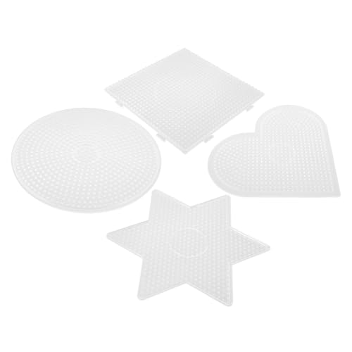 CIYODO 4 Stück Teiliges DIY Bügelperlen Schablonen Transparent Geometrische Vorlagen für Kreatives Puzzle Fördert Vorstellungskraft und Räumliches Pädagogisches Lernspielzeug CIYODO 4 Stück Teiliges DIY Bügelperlen Schablonen Transparent Geometrische Vorlagen für Kreatives Puzzle Fördert Vorstellungskraft und Räumliches Pädagogisches Lernspielzeug von CIYODO