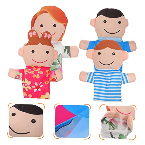 CIYODO 4 Stück Teiliges Handpuppen Set Familienfiguren aus Leichtem Stoff für Erwachsene Geeignet für Theater Rollenspiele Geschichtenerzählen und Kindergartenaufführungen CIYODO 4 Stück Teiliges Handpuppen Set Familienfiguren aus Leichtem Stoff für Erwachsene Geeignet für Theater Rollenspiele Geschichtenerzählen und Kindergartenaufführungen von CIYODO