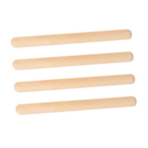 CIYODO 4 Stück Teiliges Holz Rhythmusstab Set Stabile Percussion Instrumente für Tragbare Schlaginstrumente zur Musikalischer Kreativität Geeignet für Indoor und Outdoor Spielspaß CIYODO 4 Stück Teiliges Holz Rhythmusstab Set Stabile Percussion Instrumente für Tragbare Schlaginstrumente zur Musikalischer Kreativität Geeignet für Indoor und Outdoor Spielspaß von CIYODO