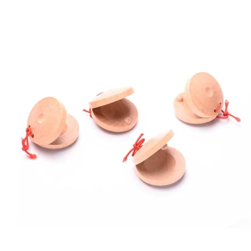 CIYODO 4 Stück Teiliges Holz fingerkastagnetten Handliche Glatte Oberfläche Sicheres Material Klangvolles Percussion Instrument zur Musikalischen Früherziehung Hand Auge koordination CIYODO 4 Stück Teiliges Holz fingerkastagnetten Handliche Glatte Oberfläche Sicheres Material Klangvolles Percussion Instrument zur Musikalischen Früherziehung Hand Auge koordination von CIYODO