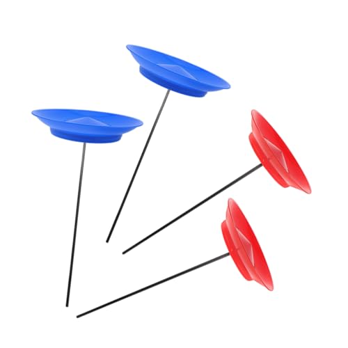 CIYODO 4 Stück Teiliges Jonglier mit Kunststoff Drehtellern und Stöcken Leichtes Langlebiges Jongliergeschicklichkeitsspiel für Anfänger und Profis für Indoor und Outdoor Auftritte CIYODO 4 Stück Teiliges Jonglier mit Kunststoff Drehtellern und Stöcken Leichtes Langlebiges Jongliergeschicklichkeitsspiel für Anfänger und Profis für Indoor und Outdoor Auftritte von CIYODO