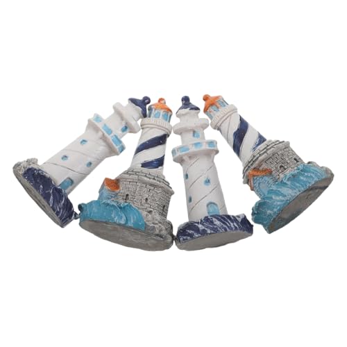 CIYODO 4 Stück Teiliges Mikrolandschaft Deko Mediterranen Resin Leuchttürmen Kompakte Miniatur Gartenornamente für Outdoor und Tisch für Moos Sukkulenten-Dekoration CIYODO 4 Stück Teiliges Mikrolandschaft Deko Mediterranen Resin Leuchttürmen Kompakte Miniatur Gartenornamente für Outdoor und Tisch für Moos Sukkulenten-Dekoration von CIYODO