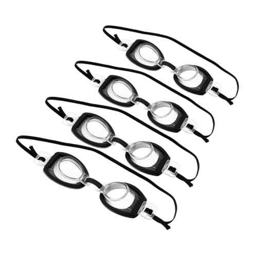 CIYODO 4 Stück Teiliges Mini Puppen Schwimmbrillen Detailreiche DIY Dekoration für Puppen Kreative Mini Schwimmbrille Zubehör Passend für Vielfältige Puppenthemen und Interaktives Spiel von CIYODO