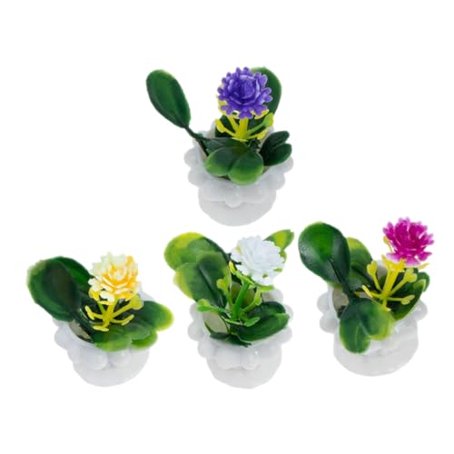 CIYODO 4 Stück Teiliges Miniatur Bonsai Mini Pflanzen Dekoration für Puppenhaus Realistische Miniatur Topfpflanzen für Mini Garten und Landschaftsmodell Leicht und Platzsparend CIYODO 4 Stück Teiliges Miniatur Bonsai Mini Pflanzen Dekoration für Puppenhaus Realistische Miniatur Topfpflanzen für Mini Garten und Landschaftsmodell Leicht und Platzsparend von CIYODO