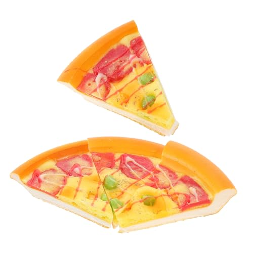CIYODO 4 Stück Teiliges PU Pizza Spielset Realistische Käse dreieckstücke Kinderfreundlich für Party Dekoration und Rollenspiel Küchenzubehör Spielküche Zubehör CIYODO 4 Stück Teiliges PU Pizza Spielset Realistische Käse dreieckstücke Kinderfreundlich für Party Dekoration und Rollenspiel Küchenzubehör Spielküche Zubehör von CIYODO
