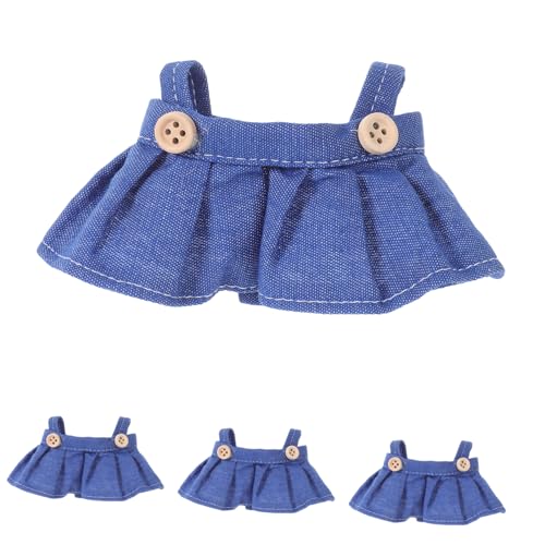 CIYODO 4 Stück Teiliges Puppenkleidung Overalls Kleid Rock aus Robustem Stoff Vielseitig Einsetzbar für Plüschpuppen Einfach Anzuziehen Perfekt für Kostüm und Display CIYODO 4 Stück Teiliges Puppenkleidung Overalls Kleid Rock aus Robustem Stoff Vielseitig Einsetzbar für Plüschpuppen Einfach Anzuziehen Perfekt für Kostüm und Display von CIYODO