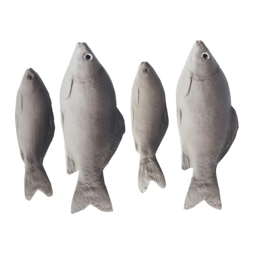 CIYODO 4stücke Kunstfische Für Aquarien Realistische Fische Künstliche Fischmodelle Künstliches Futterdisplay Meerestierskulpturen Kunstfischdekoration Fischdekorationen von CIYODO
