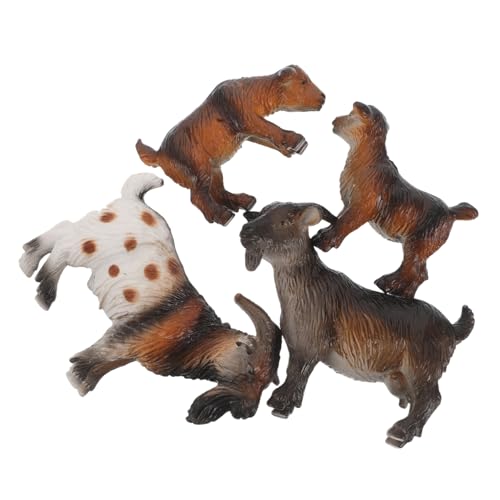 CIYODO 4 Stück Teiliges Realistisches Ziegenfamilien modellset mit Eltern Jungtierfiguren Lebensechte Bauernhoftier spielzeuge für Pädagogische Sammlerfiguren Lernspielzeug für Jungen CIYODO 4 Stück Teiliges Realistisches Ziegenfamilien modellset mit Eltern Jungtierfiguren Lebensechte Bauernhoftier spielzeuge für Pädagogische Sammlerfiguren Lernspielzeug für Jungen von CIYODO