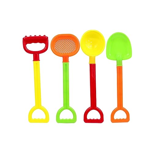 CIYODO 4 Stück Teiliges Sandspielzeug Set Sand Excavating Tools für Jungen und Mädchen Farbenfrohe Designs Fördert Kreativität und Soziale Fähigkeiten für Strand oder Zufällige Farbe von CIYODO