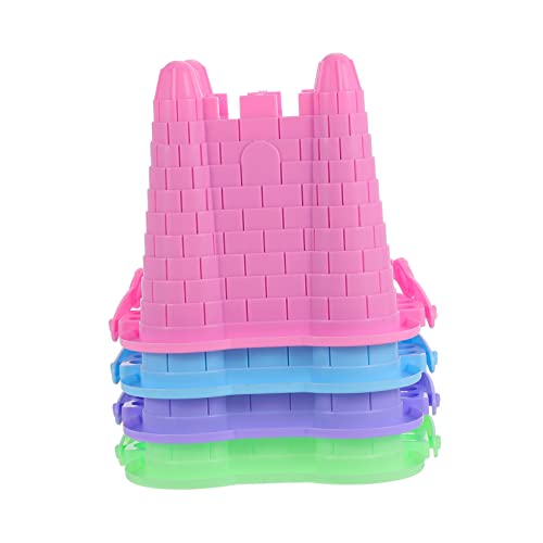 CIYODO 4 Stück Teiliges Sandspielzeug für Bunte Sandburgenformen aus Kunststoff für Strand Garten und Schwimmbad Sommer für Kreative Bautätigkeiten CIYODO 4 Stück Teiliges Sandspielzeug für Bunte Sandburgenformen aus Kunststoff für Strand Garten und Schwimmbad Sommer für Kreative Bautätigkeiten von CIYODO
