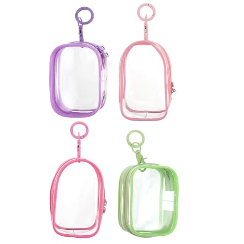 CIYODO 4 Stück Teiliges Transparente Puppentasche mit Schlüsselanhänger Tragbare Mini Aufbewahrung für Sammlerfiguren zum Reisen und Schutz vor CIYODO 4 Stück Teiliges Transparente Puppentasche mit Schlüsselanhänger Tragbare Mini Aufbewahrung für Sammlerfiguren zum Reisen und Schutz vor von CIYODO