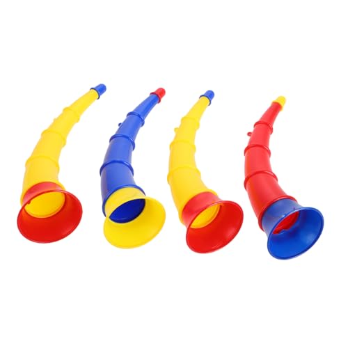 CIYODO 4 Stück Teiliges Trompetenspielzeug für Kleinkinder Kreatives Musikinstrument für Frühe Bildung für Jungen und Mädchen Fördert Musikalische und Sprachentwicklung von CIYODO