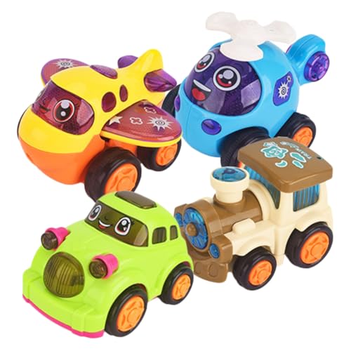 CIYODO 4 Stück kompaktes Spielzeugauto Fahren kompaktes Kinderspielzeug lustiges Kinderspielzeug Lustiges Spielzeugauto Kinderspielzeug aus Kunststoff Kinderbedarf Plastik Zufällige Farbe von CIYODO