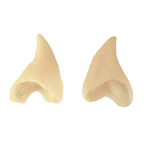 CIYODO 4 Stück künstliche Elfenohren Halloween Klamotten Klebeband doppelseitig Elven Ears dopellseititige Klebeband Maskenball Elfenohr-Cosplay Ohrzubehör Zubehör für Elfenohren von CIYODO