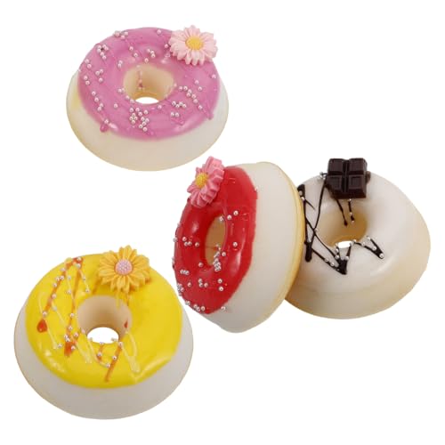 CIYODO 4 Stücke Künstliche Donuts Realistische Dekoration für Hochzeiten Geburtstagsfeiern und Wohnaccessoires Detailgetreue Fake Donuts für Ansprechende Präsentationen und Dekorationen CIYODO 4 Stücke Künstliche Donuts Realistische Dekoration für Hochzeiten Geburtstagsfeiern und Wohnaccessoires Detailgetreue Fake Donuts für Ansprechende Präsentationen und Dekorationen von CIYODO