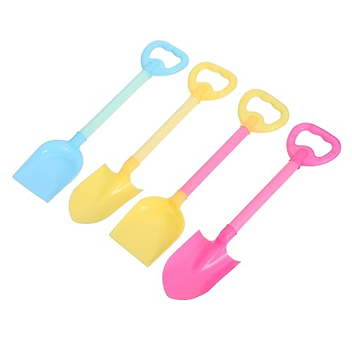 CIYODO 4 Teiliges Strandspielzeug Set Mit Schaufeln Bunte Tragbare Sandspielzeuge Für Kreative Strand Und Schneespiele Ideal Für Den Sandkasten Und Den Garten von CIYODO