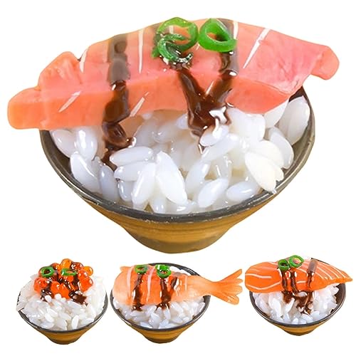 CIYODO 4 Teiliges Sushi Modell Künstliche Simulation Lebensmittelmodell Realistische Lebensmittelreisformen Für Sushi Gefälschtes Lebensmittelmodell Künstliches Sushi Display Sushi CIYODO 4 Teiliges Sushi Modell Künstliche Simulation Lebensmittelmodell Realistische Lebensmittelreisformen Für Sushi Gefälschtes Lebensmittelmodell Künstliches Sushi Display Sushi von CIYODO