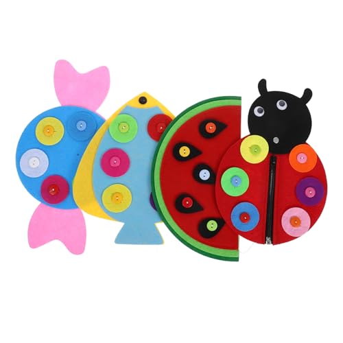 CIYODO 4-teiliges Montessori-beschäftigungsbrett Für Kleinkinder: Lernspielzeug Mit Knopf Und Reißverschluss, Sensorische Aktivitäten Im Vorschulalter – DIY-Handarbeit, CIYODO 4-teiliges Montessori-beschäftigungsbrett Für Kleinkinder: Lernspielzeug Mit Knopf Und Reißverschluss, Sensorische Aktivitäten Im Vorschulalter – DIY-Handarbeit, von CIYODO