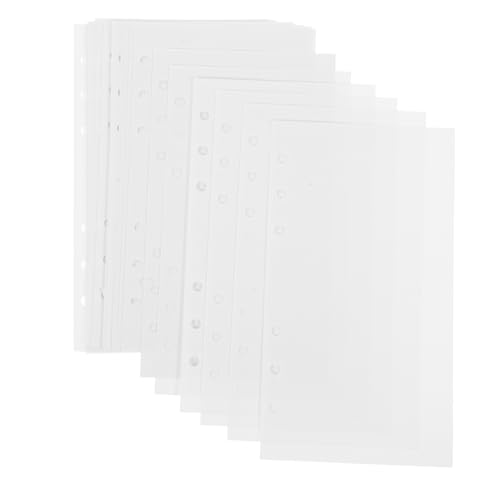 CIYODO 40 Blatt Papierhandbuch veröffentlichen zurösen duchoffen Papiermaterial freigeben cadfi Tragbares Sticker-Sammelbuch Aufkleber Sammlungszubehör Sammelversorgung Trennpapier Weiß von CIYODO