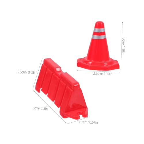 CIYODO 40 Stück Teiliges Mini verkehrskegel Rotem PP Kindersicheres Plastik Einfache Montage Pädagogisches Rollenspiel für Verkehrsregeln Fördert Räumliche Vorstellungskraft und CIYODO 40 Stück Teiliges Mini verkehrskegel Rotem PP Kindersicheres Plastik Einfache Montage Pädagogisches Rollenspiel für Verkehrsregeln Fördert Räumliche Vorstellungskraft und von CIYODO