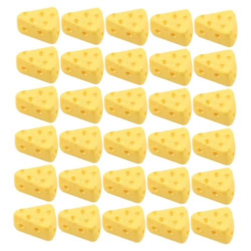 CIYODO 40St Hilfskäse Kuchen gefälscht Pop-Dekoration Käsespielzeug spielzeugküche Dekorative Dessert Dekorationen zum Thema Käse Künstliches Brot zum Ausstellen Plastik Yellow CIYODO 40St Hilfskäse Kuchen gefälscht Pop-Dekoration Käsespielzeug spielzeugküche Dekorative Dessert Dekorationen zum Thema Käse Künstliches Brot zum Ausstellen Plastik Yellow von CIYODO