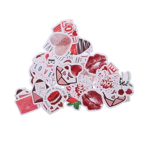 CIYODO Aufkleber Für Scrapbook Zum Valentinstag 46 Stück Liebesdekor-Aufkleber Für Paare Teenager Jungen Und Mädchen CIYODO Aufkleber Für Scrapbook Zum Valentinstag 46 Stück Liebesdekor-Aufkleber Für Paare Teenager Jungen Und Mädchen von CIYODO