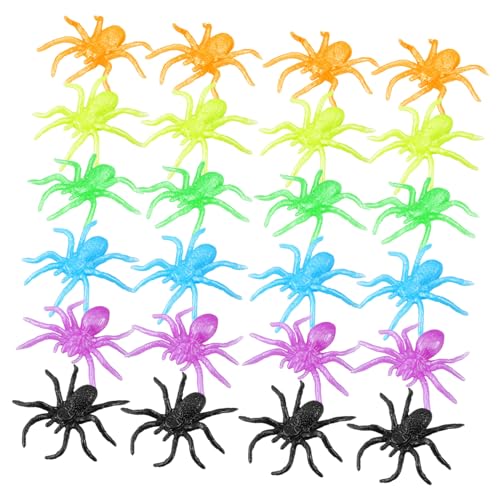 CIYODO 48 Stück Teiliges Dehnbarer TPR Spinnen Farben Realistisch Kleine Weiche Halloween Deko Spielzeuge für Party Streiche Goodie Bags Vielseitig Einsetzbar Drinnen und Draußen CIYODO 48 Stück Teiliges Dehnbarer TPR Spinnen Farben Realistisch Kleine Weiche Halloween Deko Spielzeuge für Party Streiche Goodie Bags Vielseitig Einsetzbar Drinnen und Draußen von CIYODO