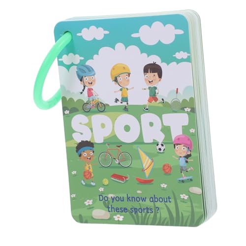 CIYODO 48 Stück Teiliges Sportliche Lernkarten für Kleinkinder Kognitive Entwicklungskarten mit Ansprechenden Bildern und Informativem Text für Interaktive Lernspiele und von CIYODO