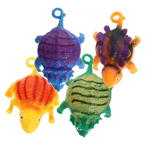 CIYODO 4Stücke Aufblasbare Dinosaurier Ballonspielzeuge Quetschspielzeug Für Lustige Tierballons Für Sommerpartys Langlebig Und Sicher Outdoor Für Kreative von CIYODO