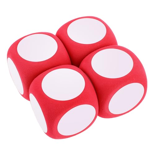 CIYODO 4Stücke Große Abwischbare DIY Blank Spielwürfel für Unterricht und Spiele Langlebige Lernwürfel für Partys und Klassenzimmer von CIYODO