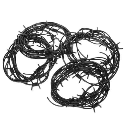 CIYODO 4Stücke Halloween Stacheldraht Requisiten Gefälschte Drahtgirlande Aus Dekoration Für Spukhäuser Und Western Partys Leicht Und Tragbar Vielseitige Formen CIYODO 4Stücke Halloween Stacheldraht Requisiten Gefälschte Drahtgirlande Aus Dekoration Für Spukhäuser Und Western Partys Leicht Und Tragbar Vielseitige Formen von CIYODO