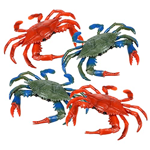 CIYODO 4Stücke Krabbenfiguren Realistische Ozeanlebewesen Für Lernspaß Künstliche Krabbenspielzeuge Für Badespaß Und Pädagogisches CIYODO 4Stücke Krabbenfiguren Realistische Ozeanlebewesen Für Lernspaß Künstliche Krabbenspielzeuge Für Badespaß Und Pädagogisches von CIYODO