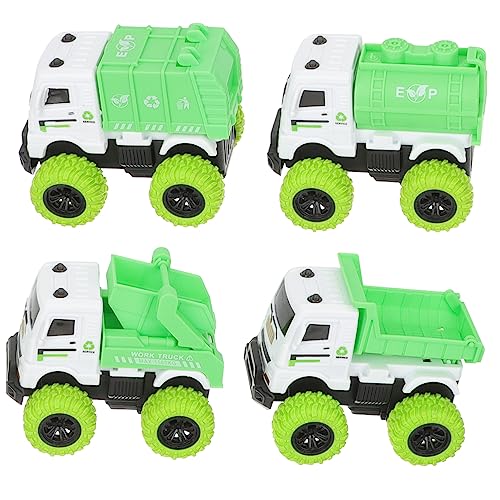 CIYODO 4-teiliges Müllwagen-Spielzeug Mit Reibungsantrieb Für Kinder Sicher Und Langlebig CIYODO 4-teiliges Müllwagen-Spielzeug Mit Reibungsantrieb Für Kinder Sicher Und Langlebig von CIYODO