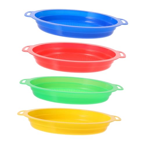 CIYODO 4-teiliges Sandsiebset Für Kinder Strand-sandspielzeug Aus Kunststoff Sandsieb Zum Graben Im Garten Für Muscheln Und Steine CIYODO 4-teiliges Sandsiebset Für Kinder Strand-sandspielzeug Aus Kunststoff Sandsieb Zum Graben Im Garten Für Muscheln Und Steine von CIYODO