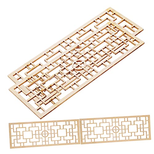 CIYODO 4Stücke Zierbildschirmmodell Für Mini Häuser Dekorative Screen Möbel Für Diorama Und Micro Landschaft Zubehör Für Puppenhaus Und Schlafzimmer von CIYODO